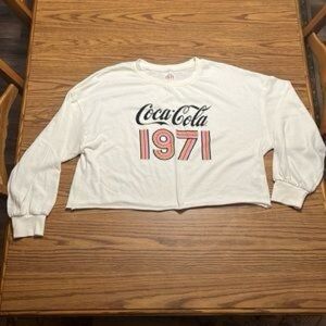 Coca-cola 1971 the unity collection cropper sweater